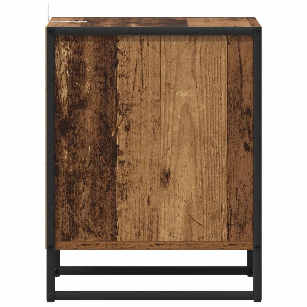 Comodino-Tavolino da notte Legno vecchio 39,5 x 30 x 50 cm Legno multistrato 507582