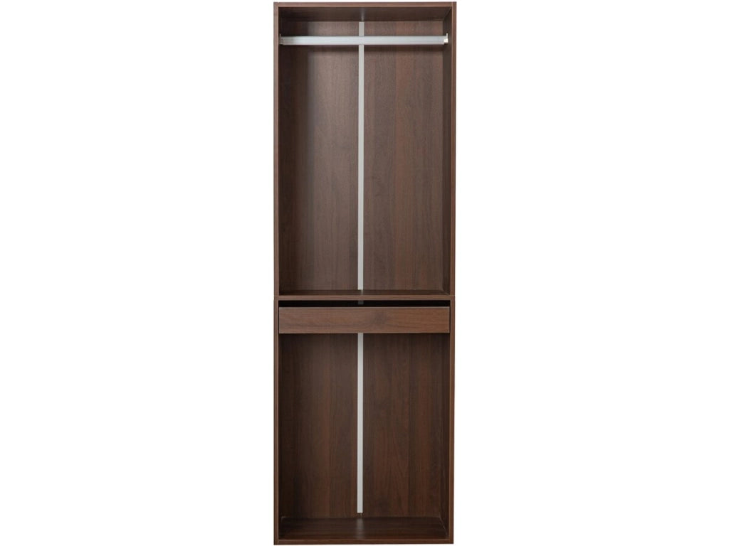 Armadio "Opéra" con appendiabiti - 60 x 45 x 180 cm - Marrone