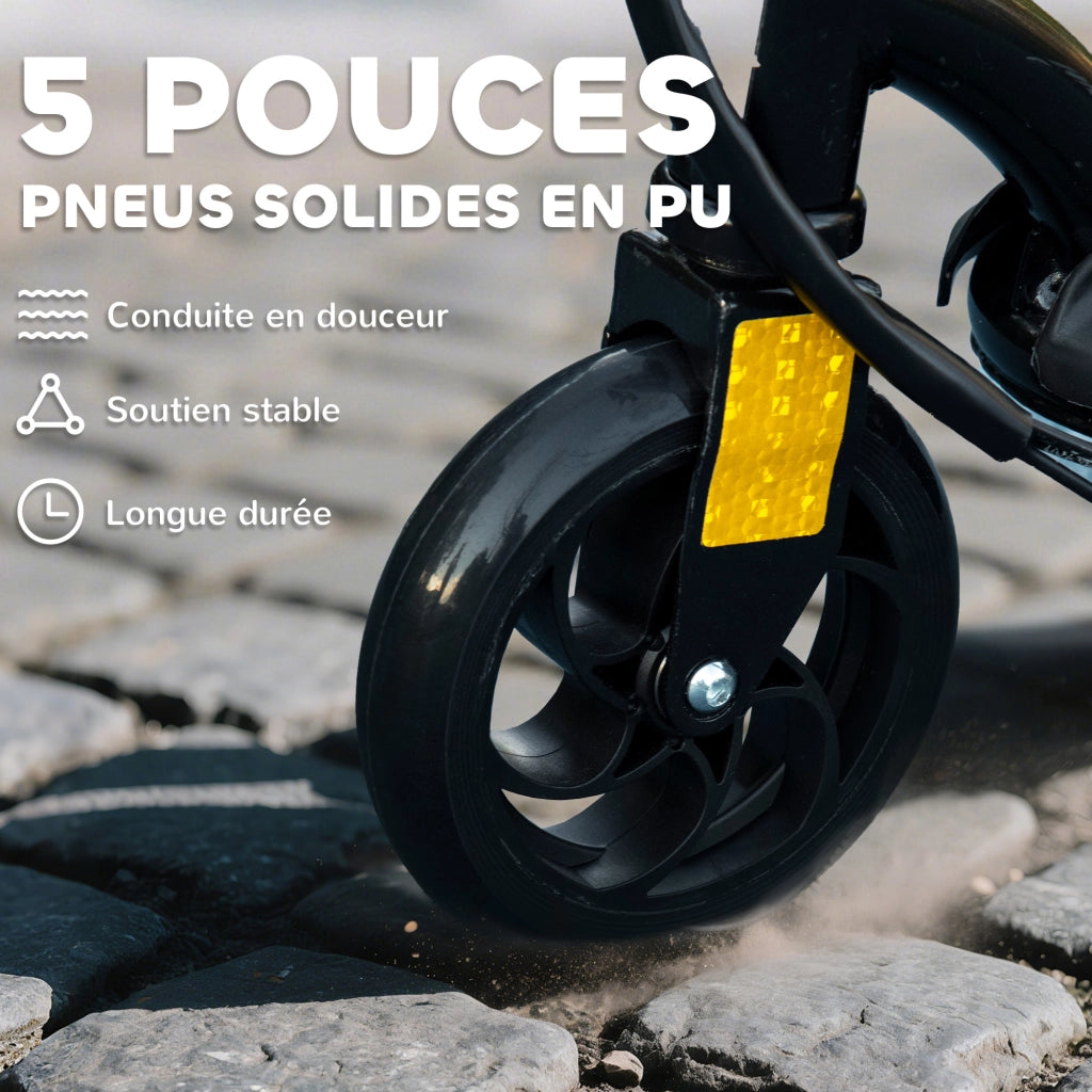 Trottinette elettrica pieghevole per bambini ¨C zephmum ¨C 120W 12km/h nero