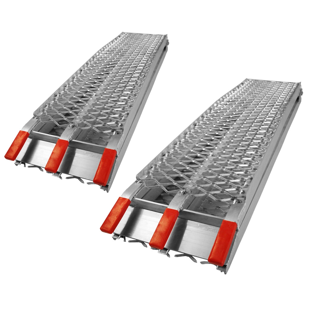 2x rampe di carico ripiegabili per moto ATV 226cm 680kg In alluminio Rampa di salita