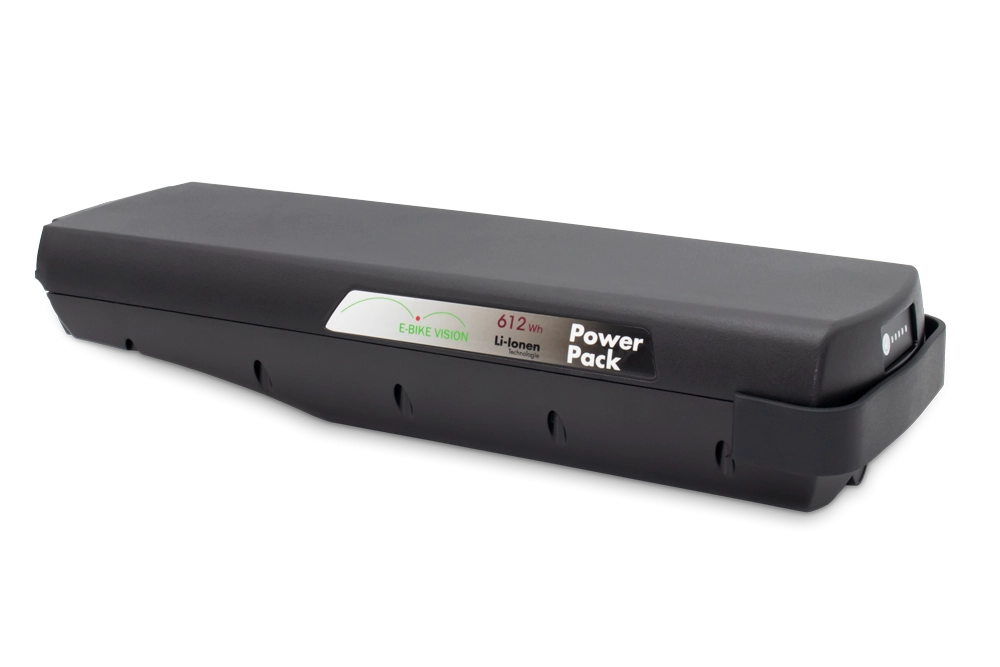 E-bike vision batteria powerpack 612wh al portapacchi bosch 36v/17ah classic line