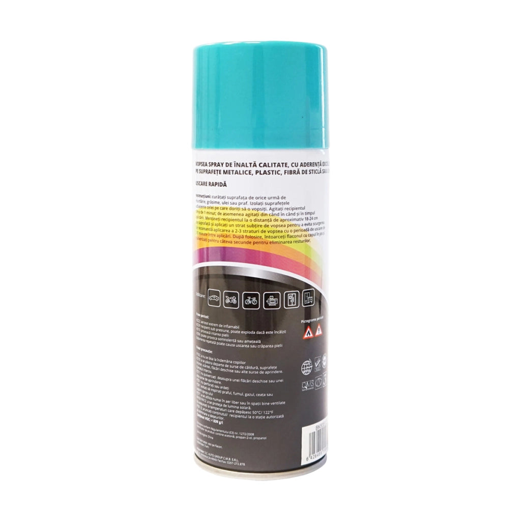 Spray vernice auto blu chiaro tipo Landini professionale ad asciugatura rapida, 450 ml MAGIC