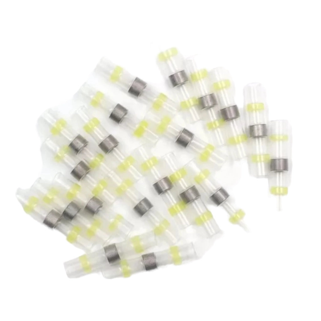 Set di Connettori di giunzione Termoretraibili auto Saldanti Impermeabili IP67 Con Guaina Termorestringente per fili cavi DA 4mm² A 6mm² di Auto, Moto, Veicoli Marini e Camion