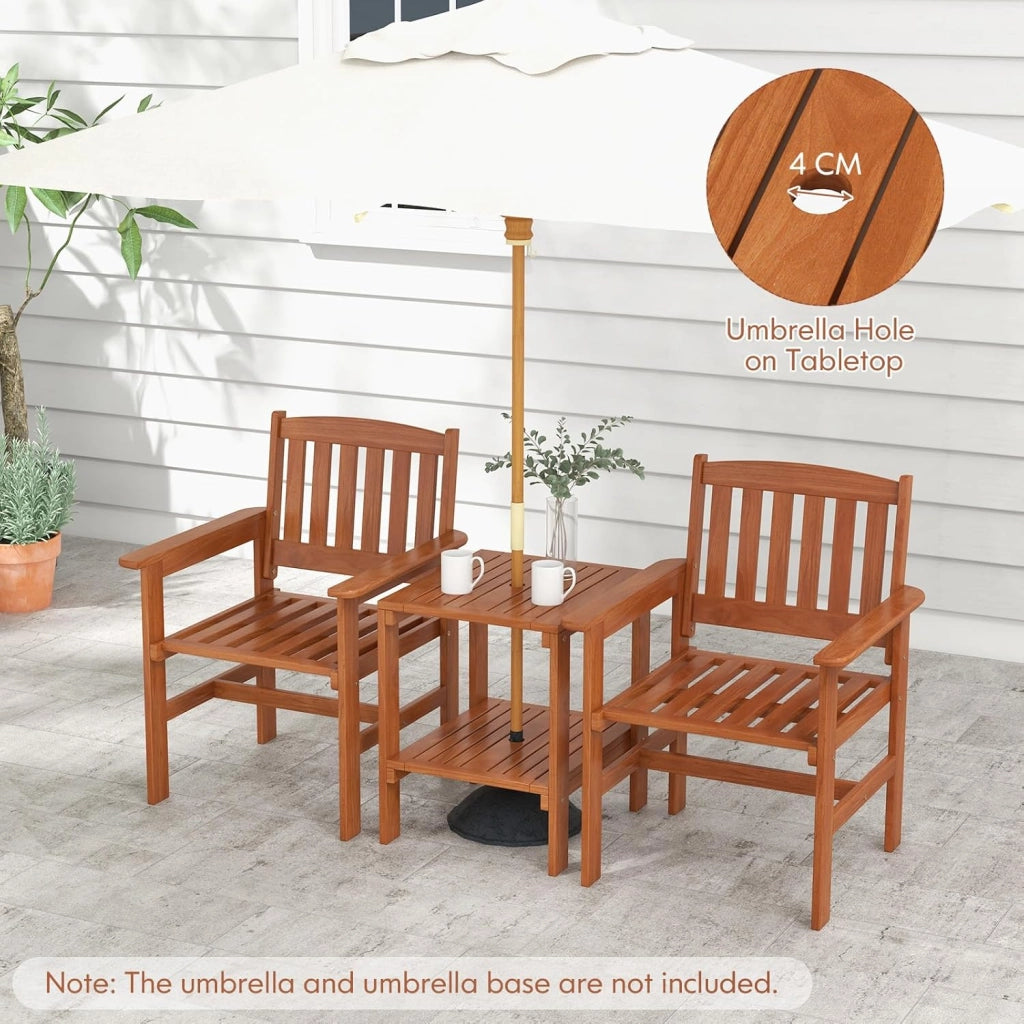 Set di 3 mobili da terrazza