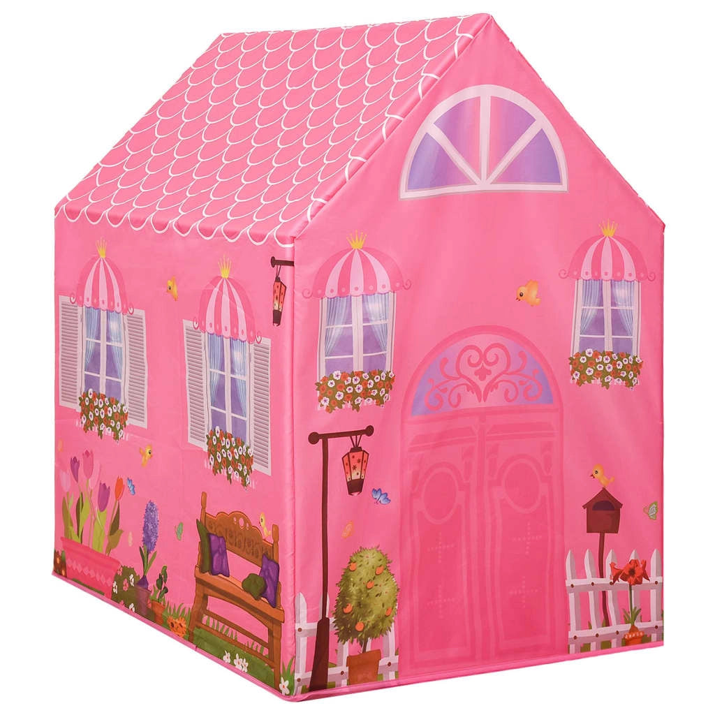 Tenda da gioco per bambini con 250 palline 69 x 94 x 104 cm rosa 02_0005193