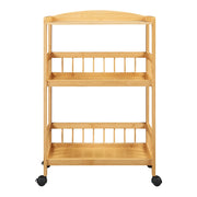 Carrello di servizio in bambù Huddinge unità di stoccaggio per cucina/soggiorno 80 x 53 x 30 cm nero naturale 03_0009225