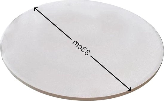 Pietra per pizza di alta qualità per grill a gas e forno - 33 cm di diametro
