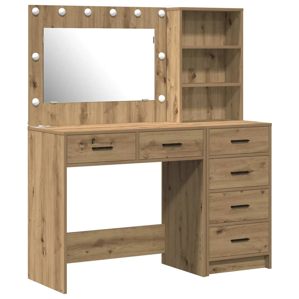 Tavolo da Trucco Marrone 78.5 x 41 x 135 cm Legno multistrato