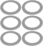 O-ring di silicona per sigillatura - 6 pezzi - Compatibile con Hamilton Beach - Diametro interno 47mm Diametro esterno 67mm Spessore 2mm - Grigio