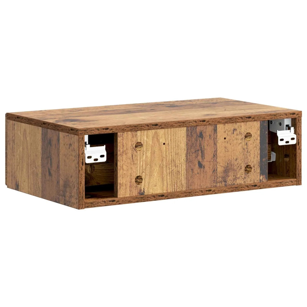 Tavolino da Parete Laterale Legno antico 59 x 34,5 x 17 cm 899343