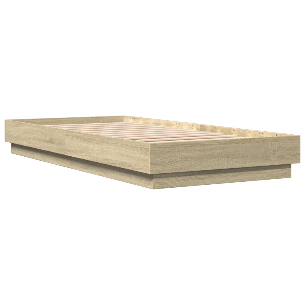 Giroletto senza Materasso Rovere Sonoma 100x200cm in Truciolato 839597