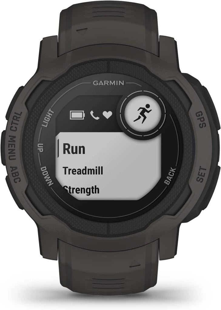 Garmin Instinct 2X Solar - Tactical, Smartwatch, 50mm, Ricarica solare, Autonomia infinita, Torcia LED, Calcolatore balistico, Visore notturno, +30 app, GPS, Pay, Connect IQ, Black