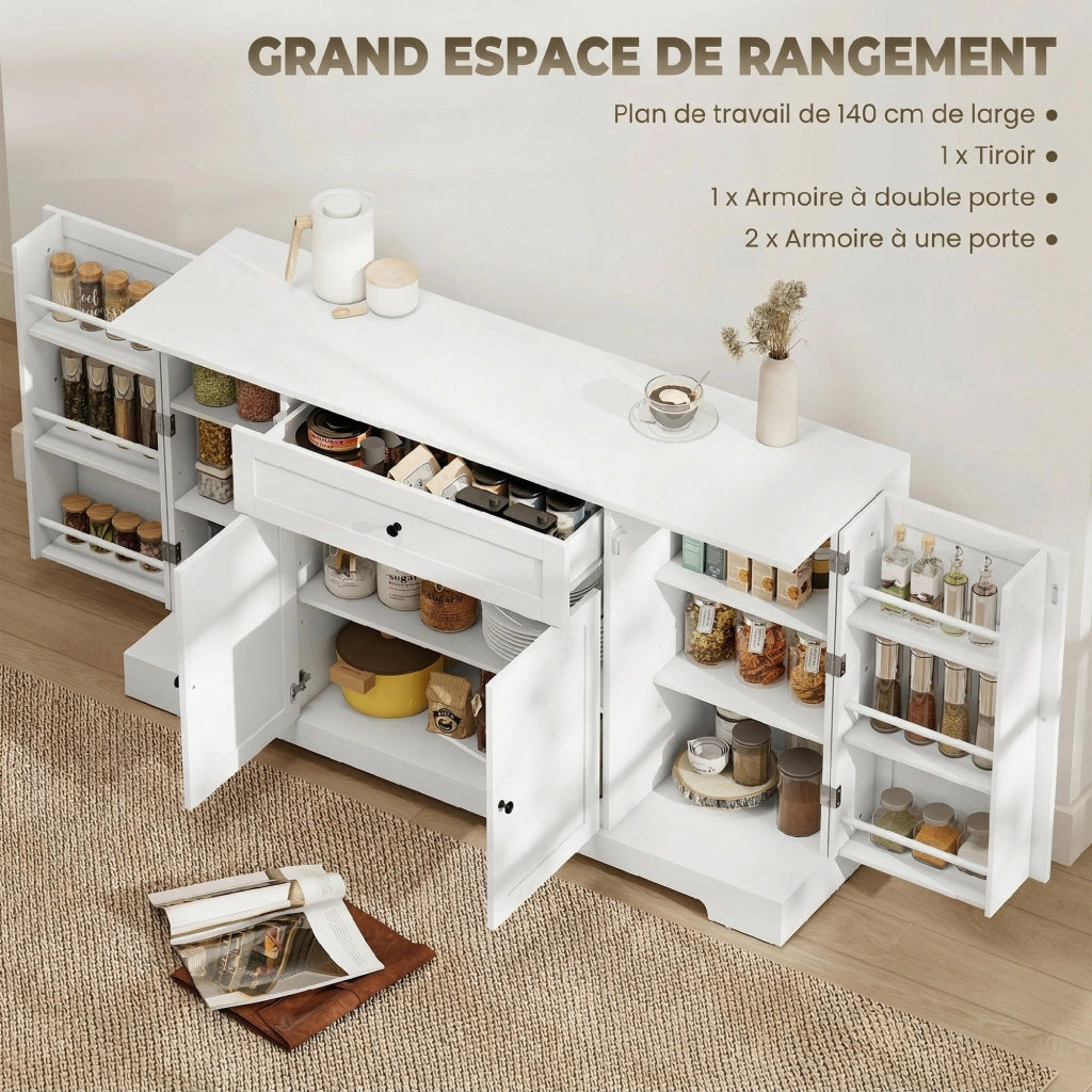 Armadio cucina ¨C zephmum ¨C bianco 80x35x80