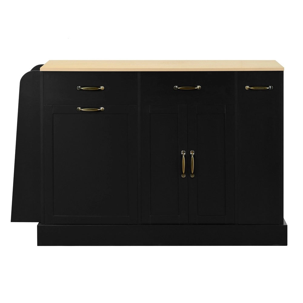 Credenza moderna con cassetti e ante per soggiorno ¨C MINIMAL ¨C Nero