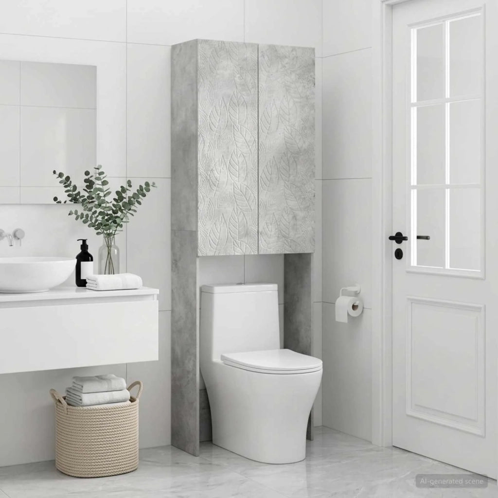 Mobile Bagno DELFT Grigio Cemento 66 x 25,5 x 190 cm 897138