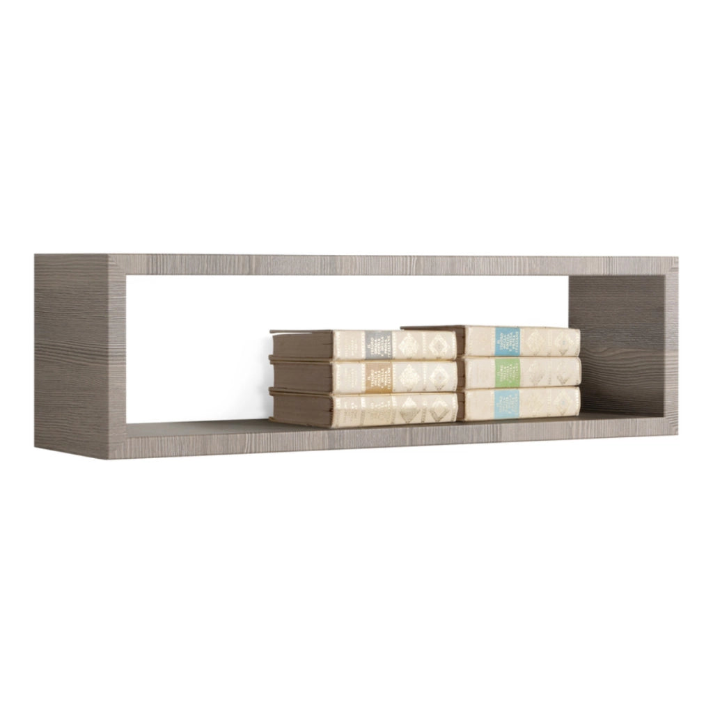 Mensola da Muro Modello REGOLO, Pensile Bagno, Mensola da Parete, Scaffale da Parete, 60x17 p15.5 cm. Finitura  ROV. MOKA - MADE IN ITALY