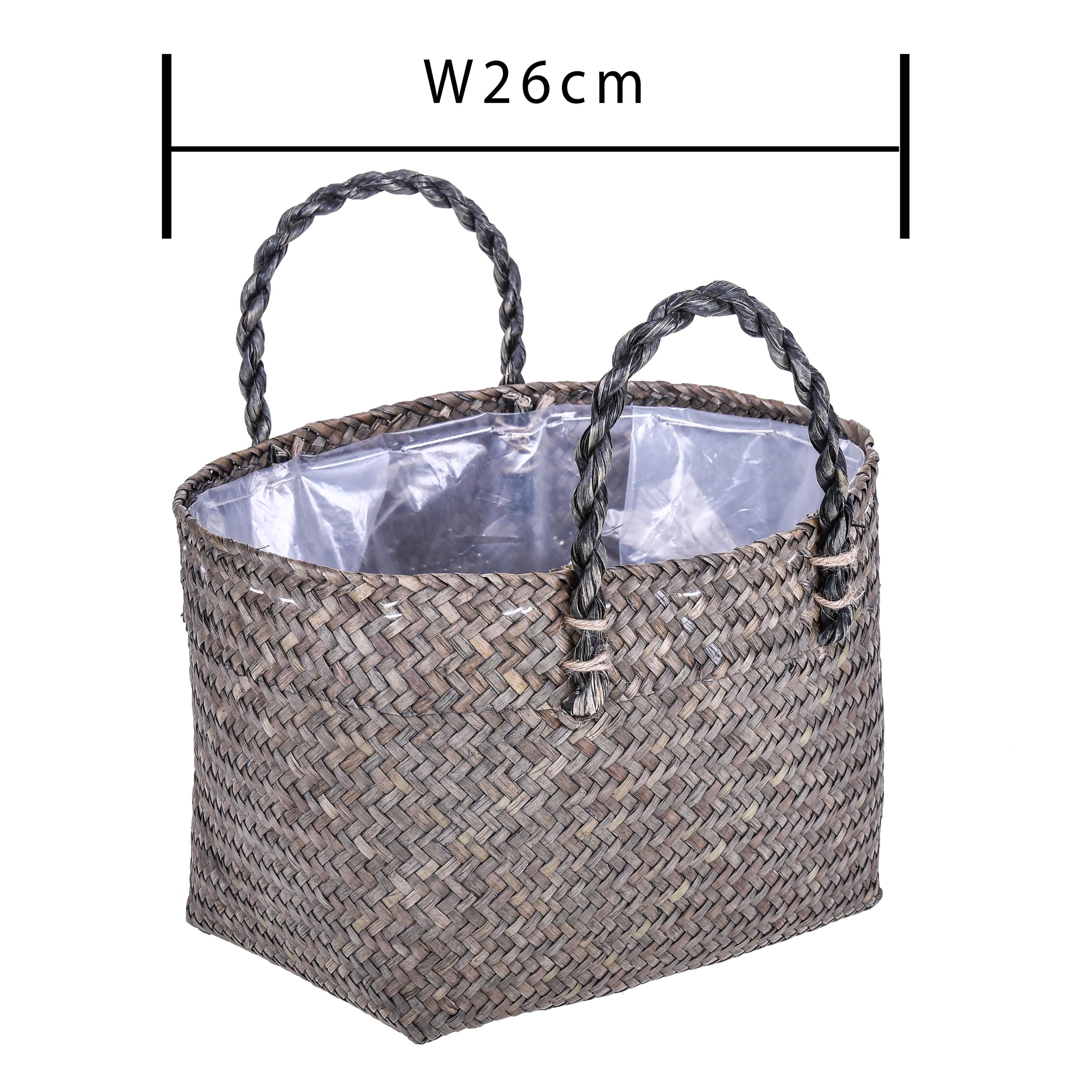 Set 2 Borsette con Manici Larghezza 24 cm