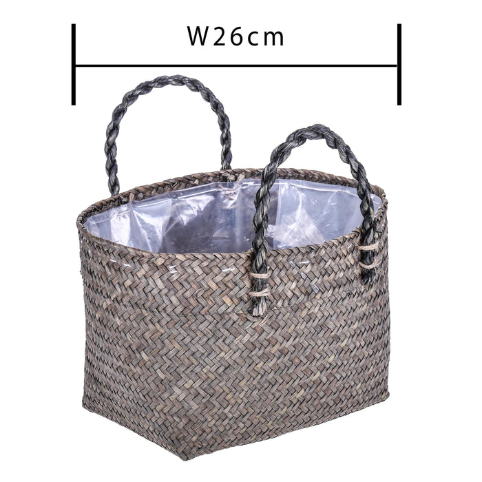 Set 2 Borsette con Manici Larghezza 24 cm