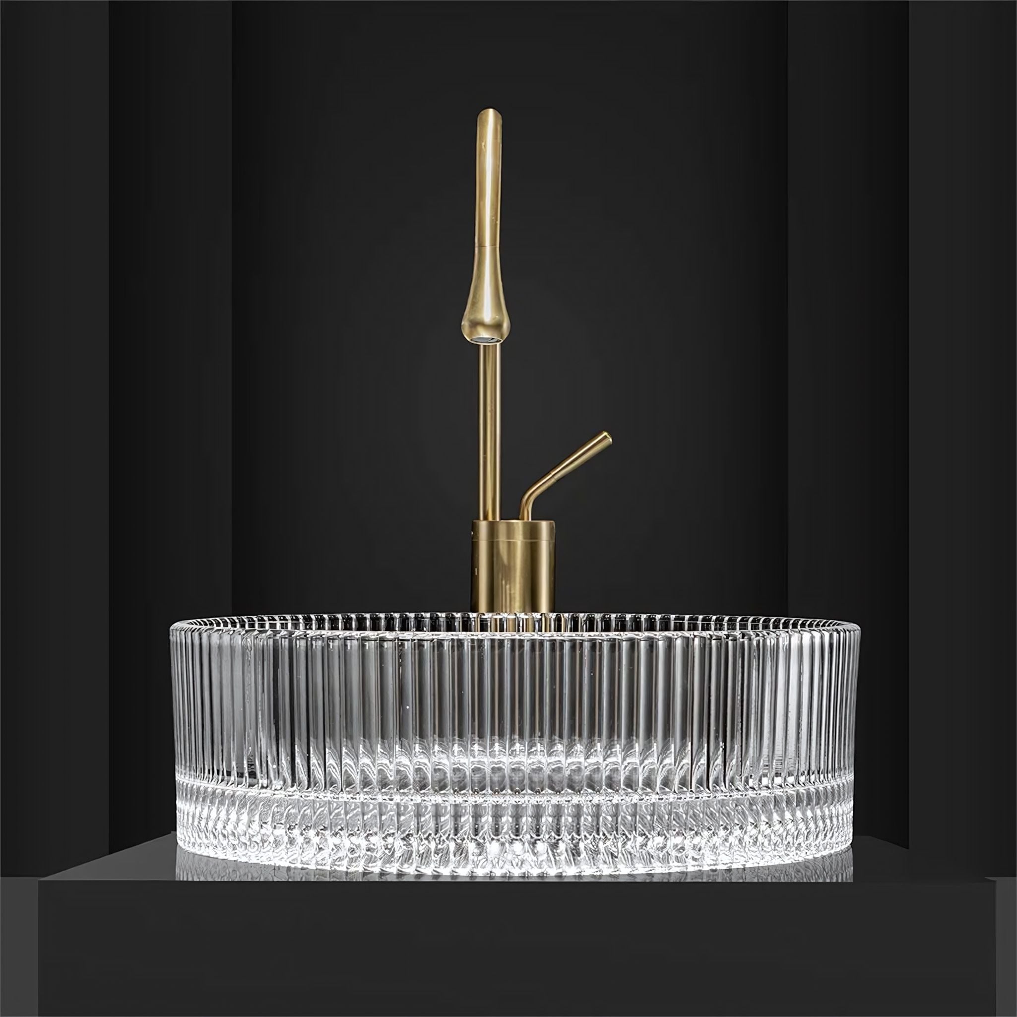 Lavabo Da Appoggio Rea Ingrid Transparent