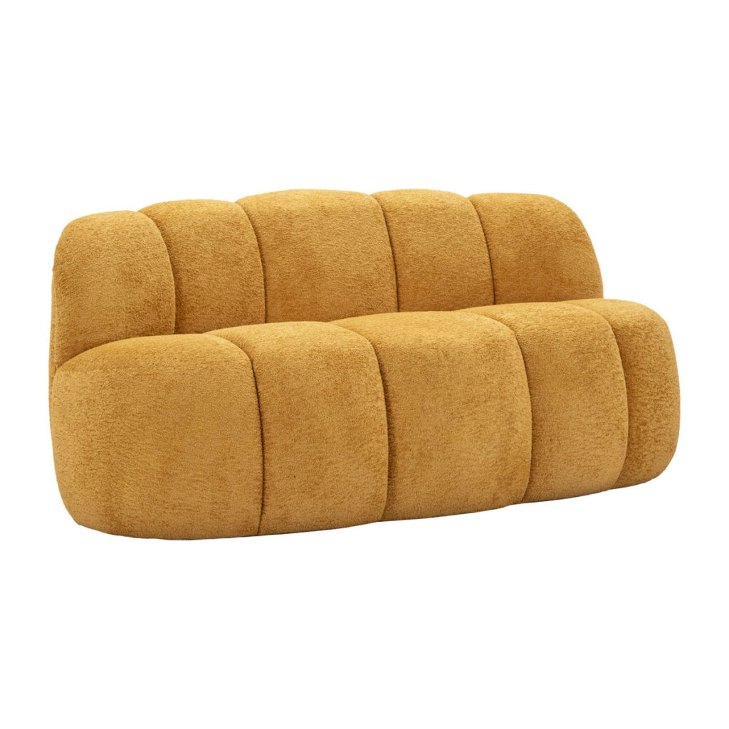 Divano VKH1061, Giallo, Spugna, 145x80x69 cm