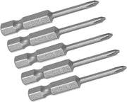 Kit di attrezzi per chiavi a croce 5 pezzi 2 pollici PH0 3mm testa a zigrinatura magnetica S2 acciaio