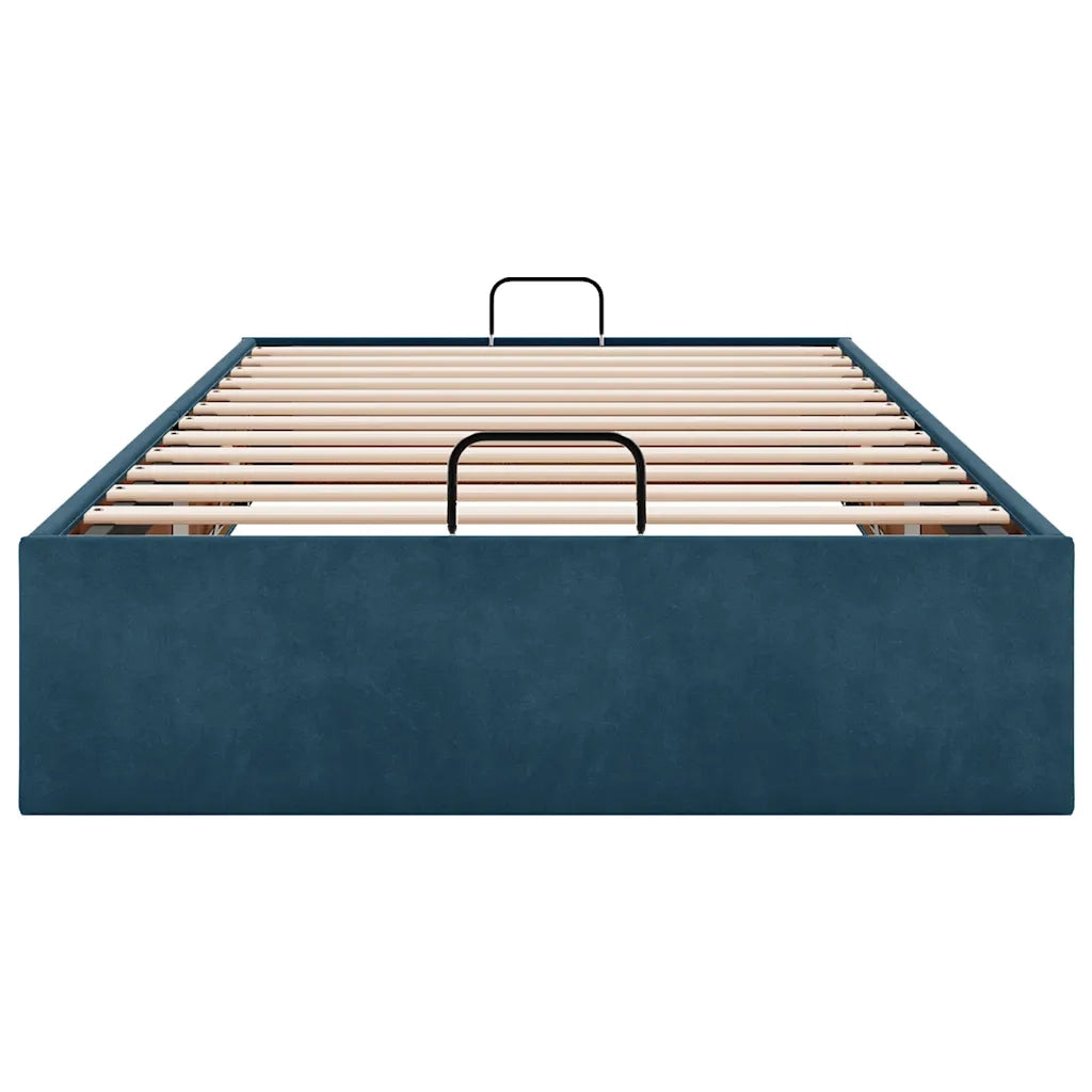 Struttura Letto Pouf Senza Materasso 100x200 cm Velluto