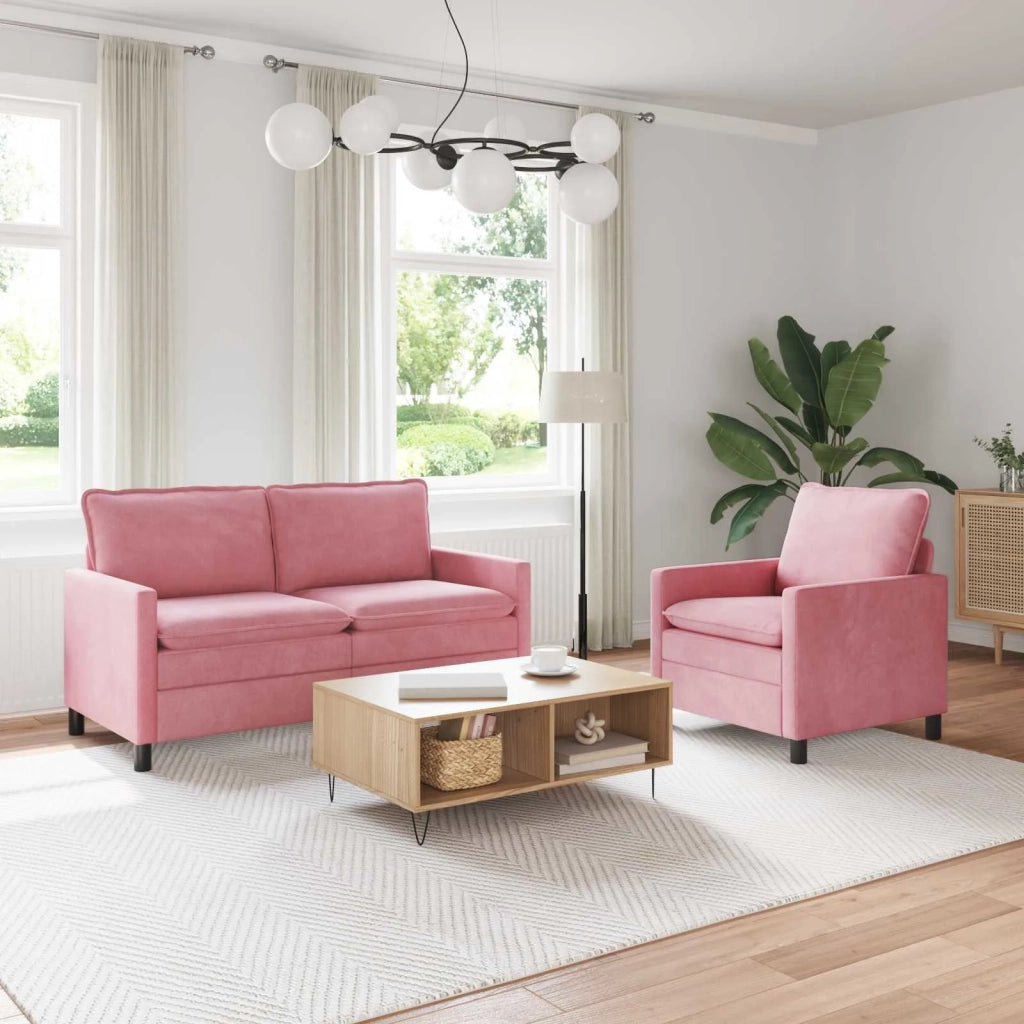 Set di divani 2 pcs Rosa Velluto