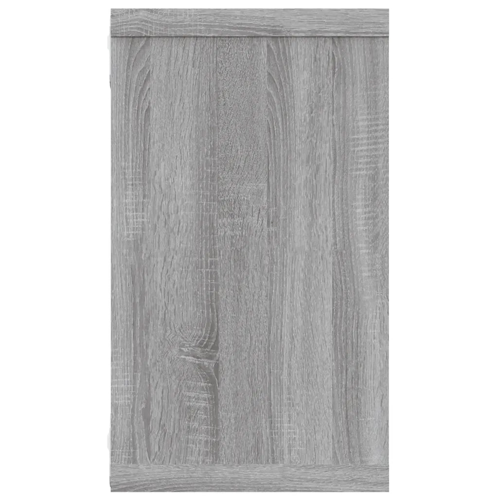 Mensole Cubo Muro 2 Grigio Sonoma 80x15x26,5 Legno Multistrato cod mxl 33375