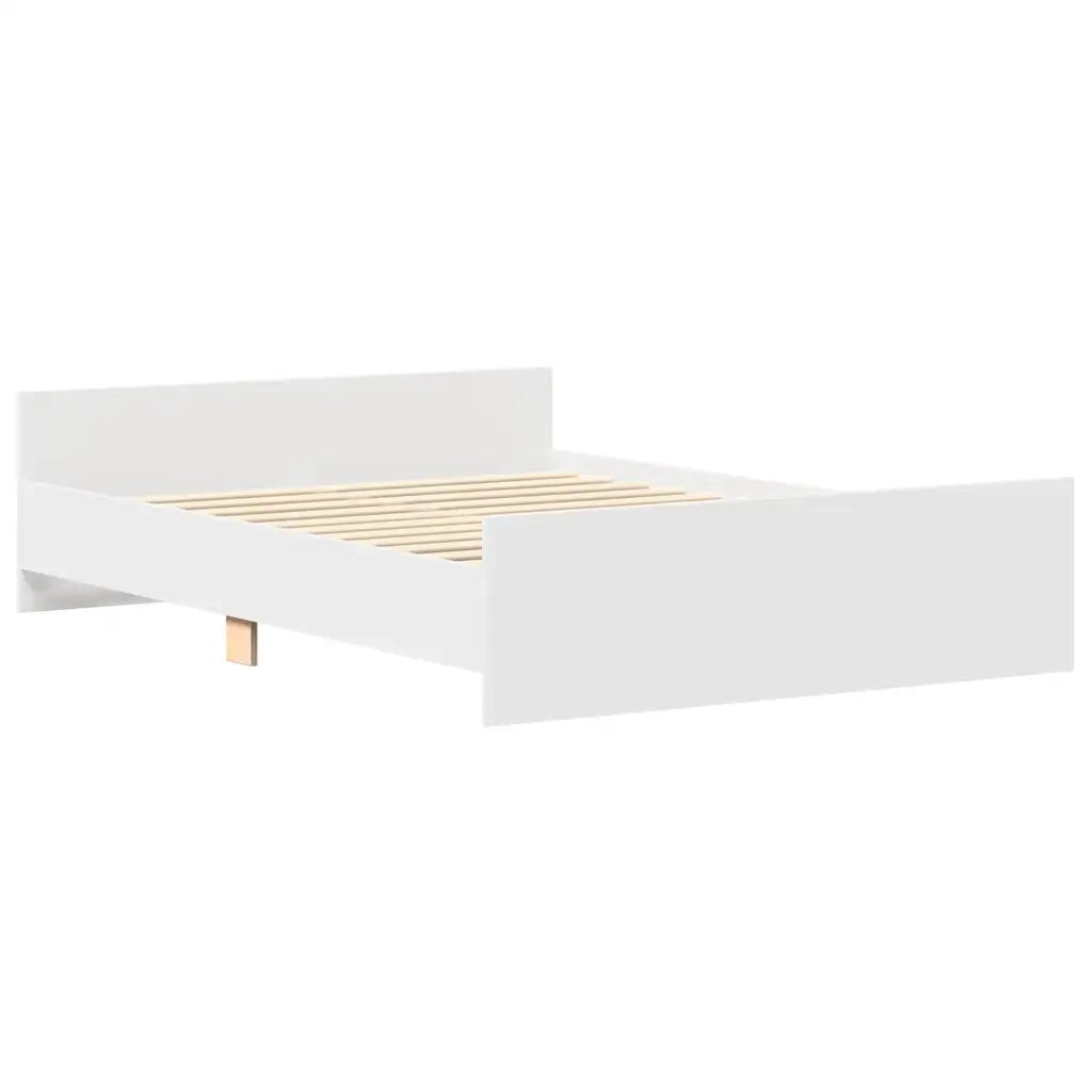 Giroletto con Testiera e Pediera Bianco 140x200 cm