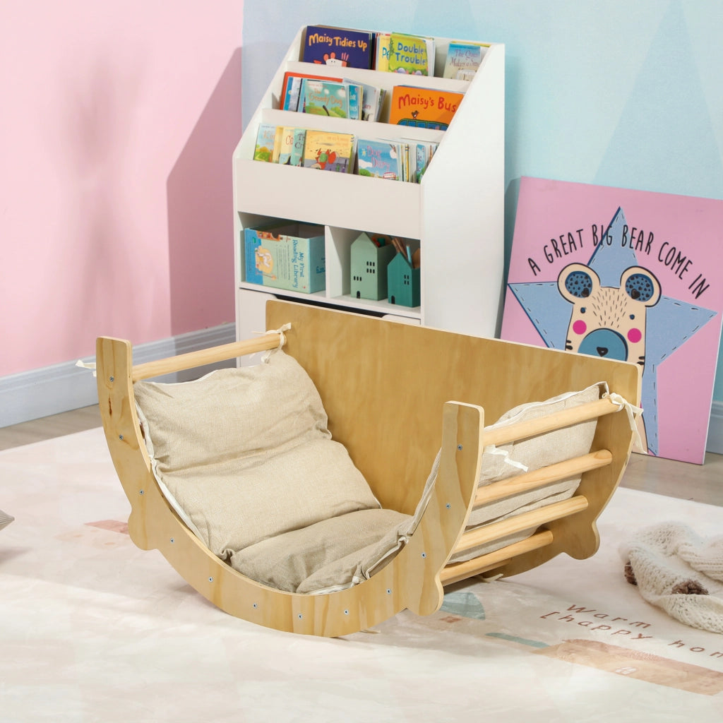 Giostra per Bambini con Scivolo, Altalena e Dondolo ¨C zephmum ¨C Verde