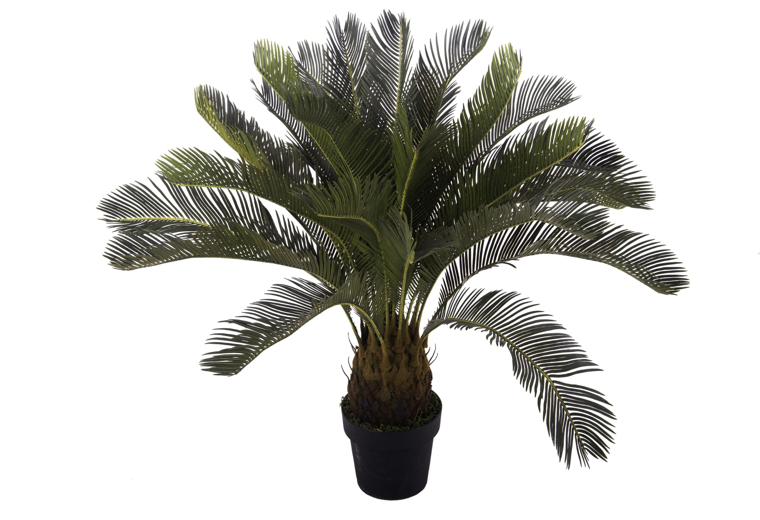Cycas Artificiale con Vaso Altezza 93 cm Verde