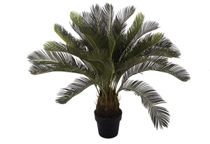 Cycas Artificiale con Vaso Altezza 93 cm Verde