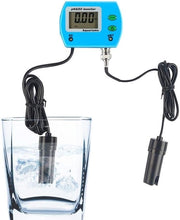 Monitor di Qualità dell'Acqua - Flessimetro PH/EC Multifunzionale - 2-in-1 - Per Acquario e Piscina - Display Digitale - 220V Presa EU