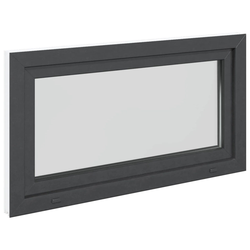 Finestra per Soffitta RISOR 110 x 50 cm PVC e Vetro Antracite CFW6504951