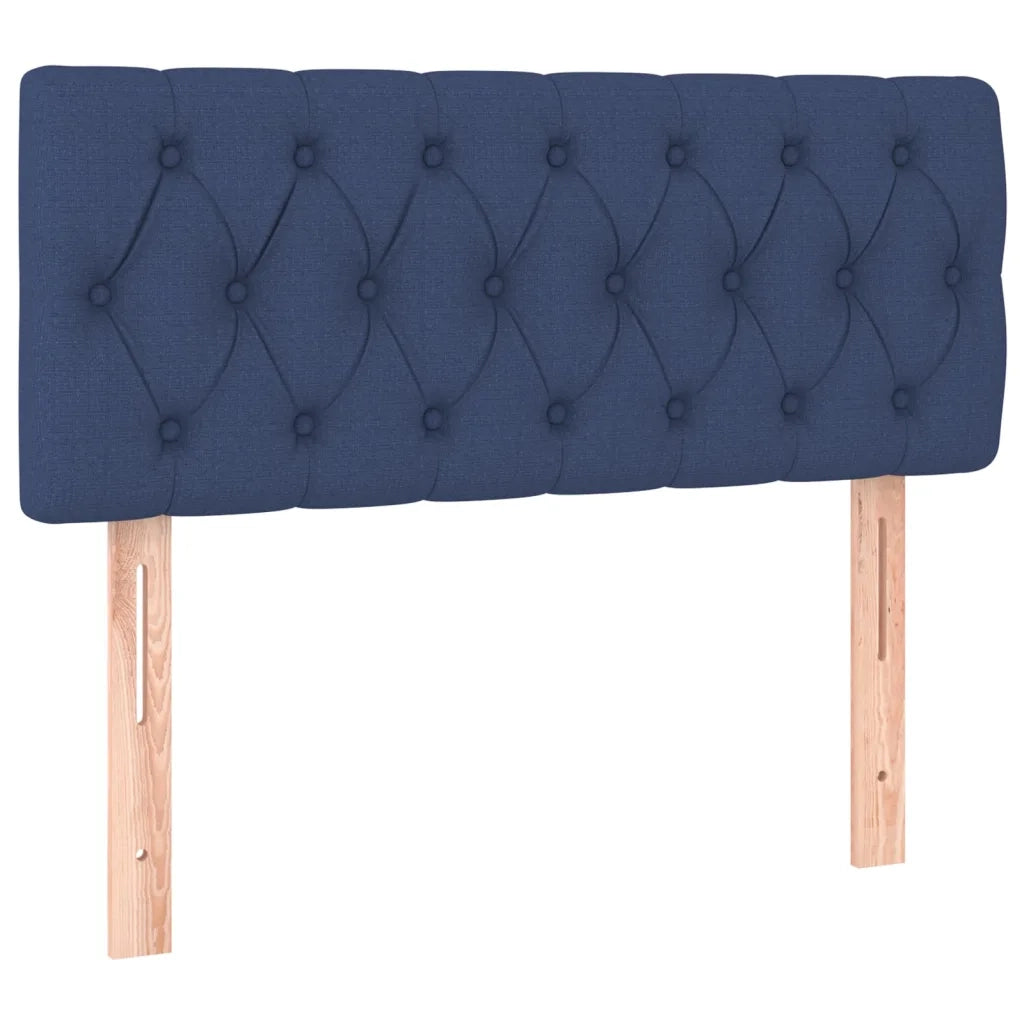 Giroletto a Molle con Materasso Blu 100x200 cm in Tessuto