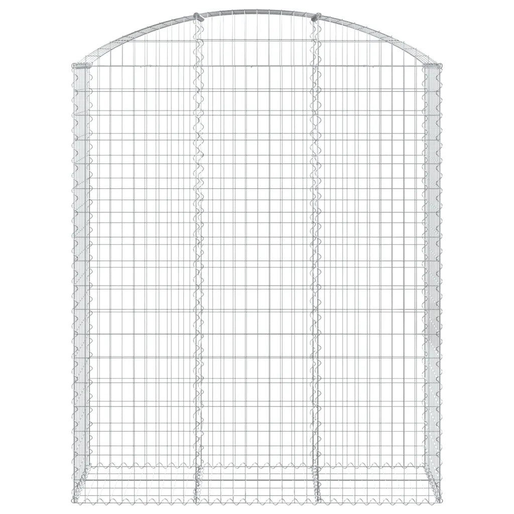 Cesto Gabbione ad Arco 150x50x180/200 cm Ferro Zincato 153459