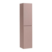 Colonna da bagno ICON 160 cm – 2 porte – Finitura rosa cipria – Mobile sospeso moderno
