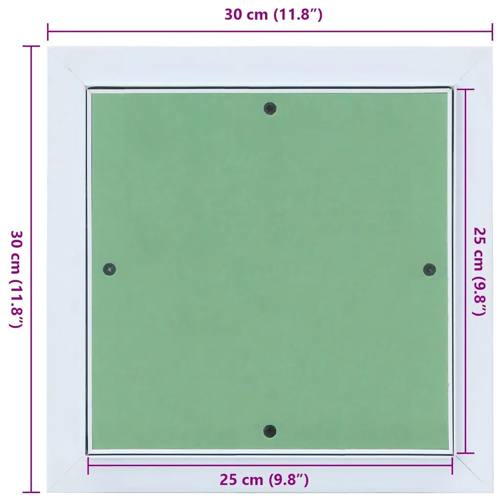 Pannello di Accesso Verde e Argento 30 x 30 cm CFW9979991