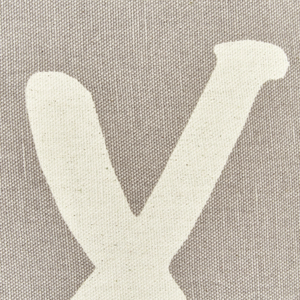 Set di 2 cuscini decorativi in cotone stampato con motivo XO grigio camera da letto soggiorno