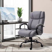 Sedia da ufficio ergonomica con schienale traspirante e altezza regolabile in schiuma grigio chiaro