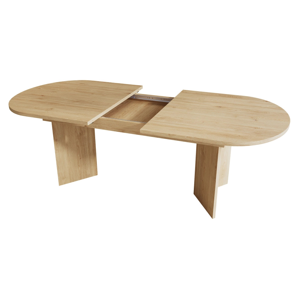 TAVOLO DA PRANZO ALLUNGABILE 140/180 x 90 cm MDF Colore Rovere