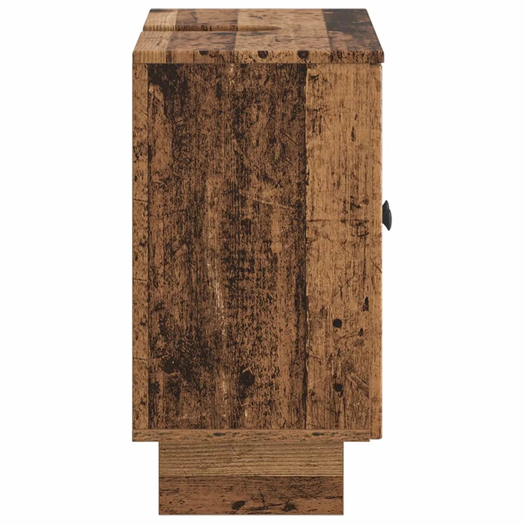 Armadio per Lavabo da Bagno EDE Legno antico 895913
