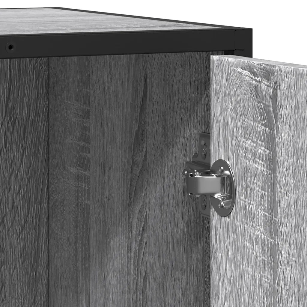 vidaXL Credenza Grigio Sonoma 62x35x76 cm in Legno Multistrato
