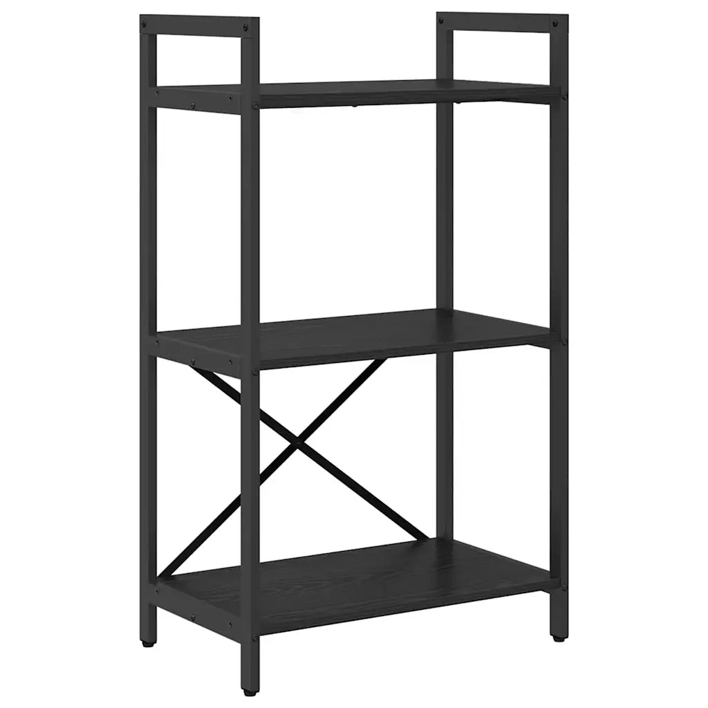 Libreria Rovere Nero 56 x 34 x 96 cm Legno multistrato 883874