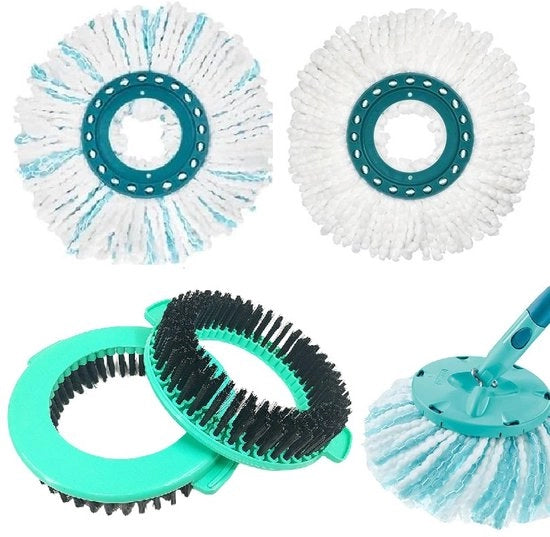 Accessori per lampeggiante rotante, 4 pezzi di sostituzione per lampeggiante rotante, spazzola con setole rigide, spazzola di pulizia, accessori per lampeggiante rotante, 2 pezzi di tovagliolo e 2 pezzi di spazzola