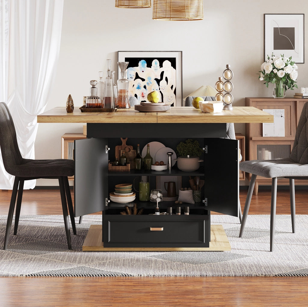 Tavolo da pranzo allungabile 110-140x80 cm in MDF