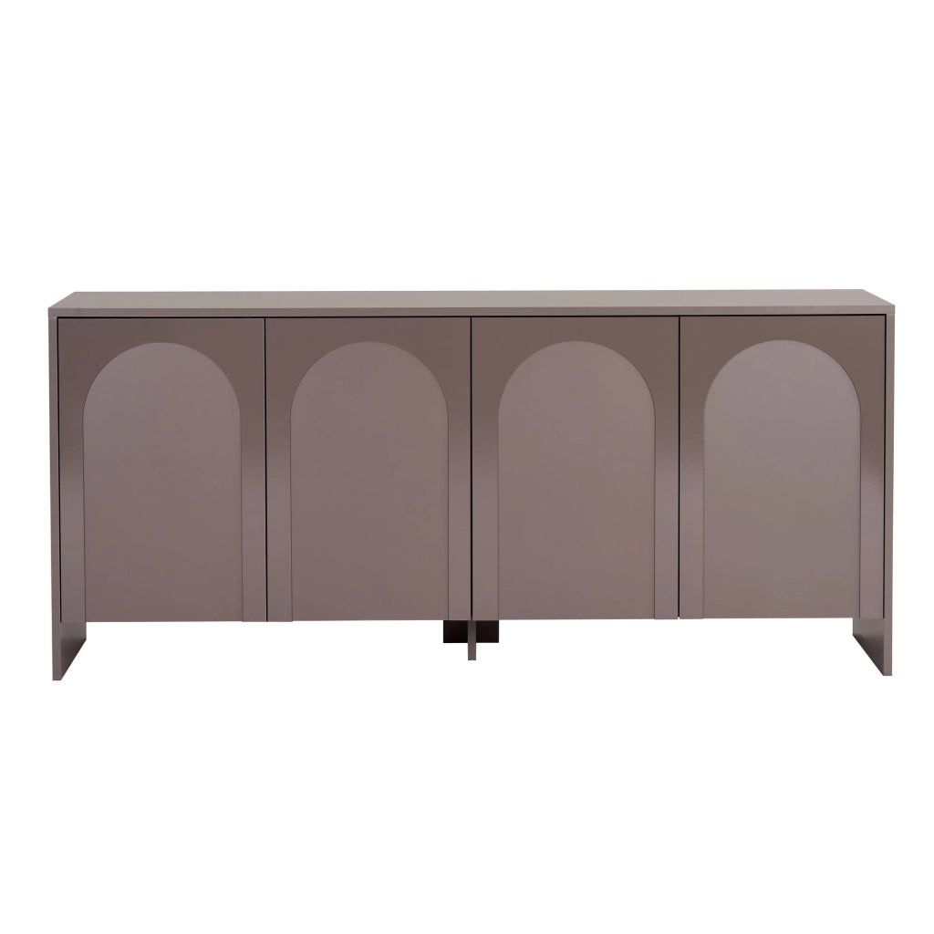 Madia Nomesi, Credenza 2 Ripiani, 180x45x80h cm Marrone Bronzo