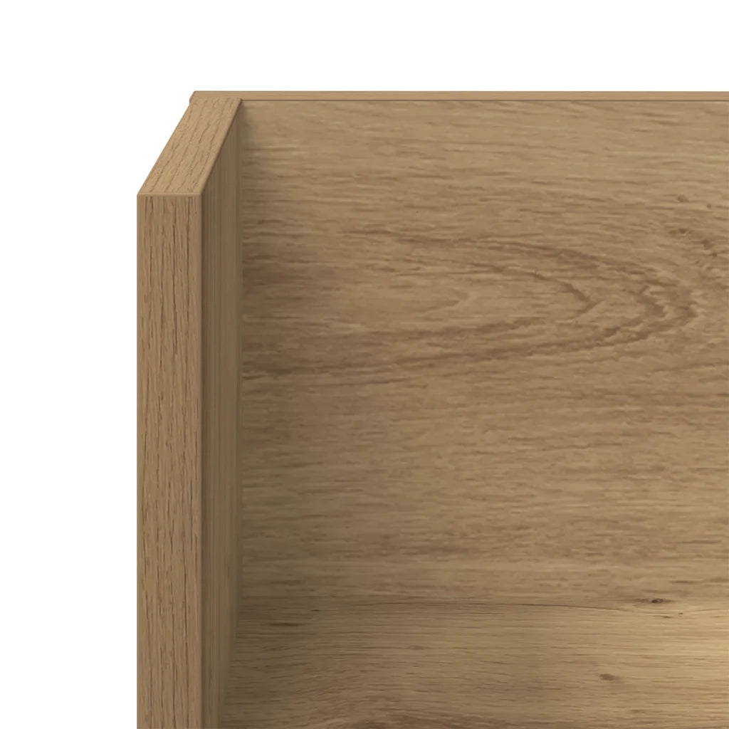 2 pz Mensole da Parete | Scaffali a Parete | Ripiano a parete Artigianale 100x16,5x16,5 cm Truciolato