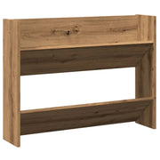 Scarpiera mobile contenitore per scarpe ingresso/corridoio/soggiorno montaggio a parete realizzata a mano legno ingegnerizzato marrone 02_0021905