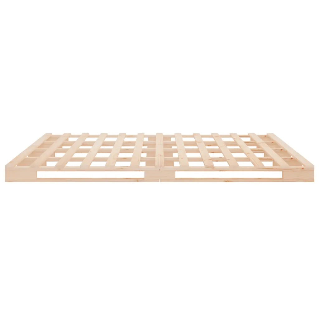 Giroletto senza Materasso-Struttura Letto 135x190 cm in Legno Massello di Pino 751967